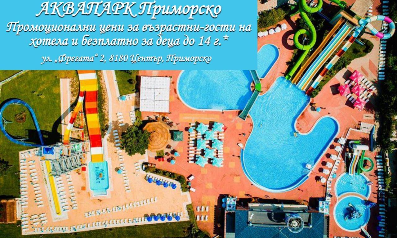Perla Plaza Hotel Primorsko Luaran gambar